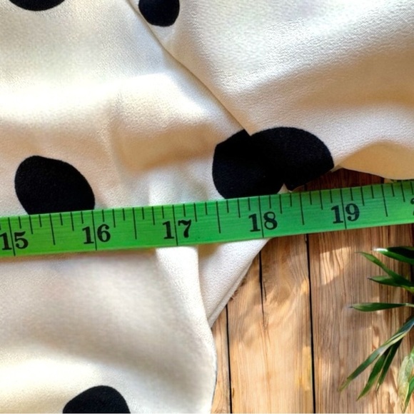 NWT A NEW DAY Women’s Crepe Short Sleeve Midi High Low Polka Dot Dress - Medium - Picture 7 of 11